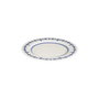 Hermia Blue Orbit Bonsai Juego de Cena de 24 Piezas en Blanco y Azul